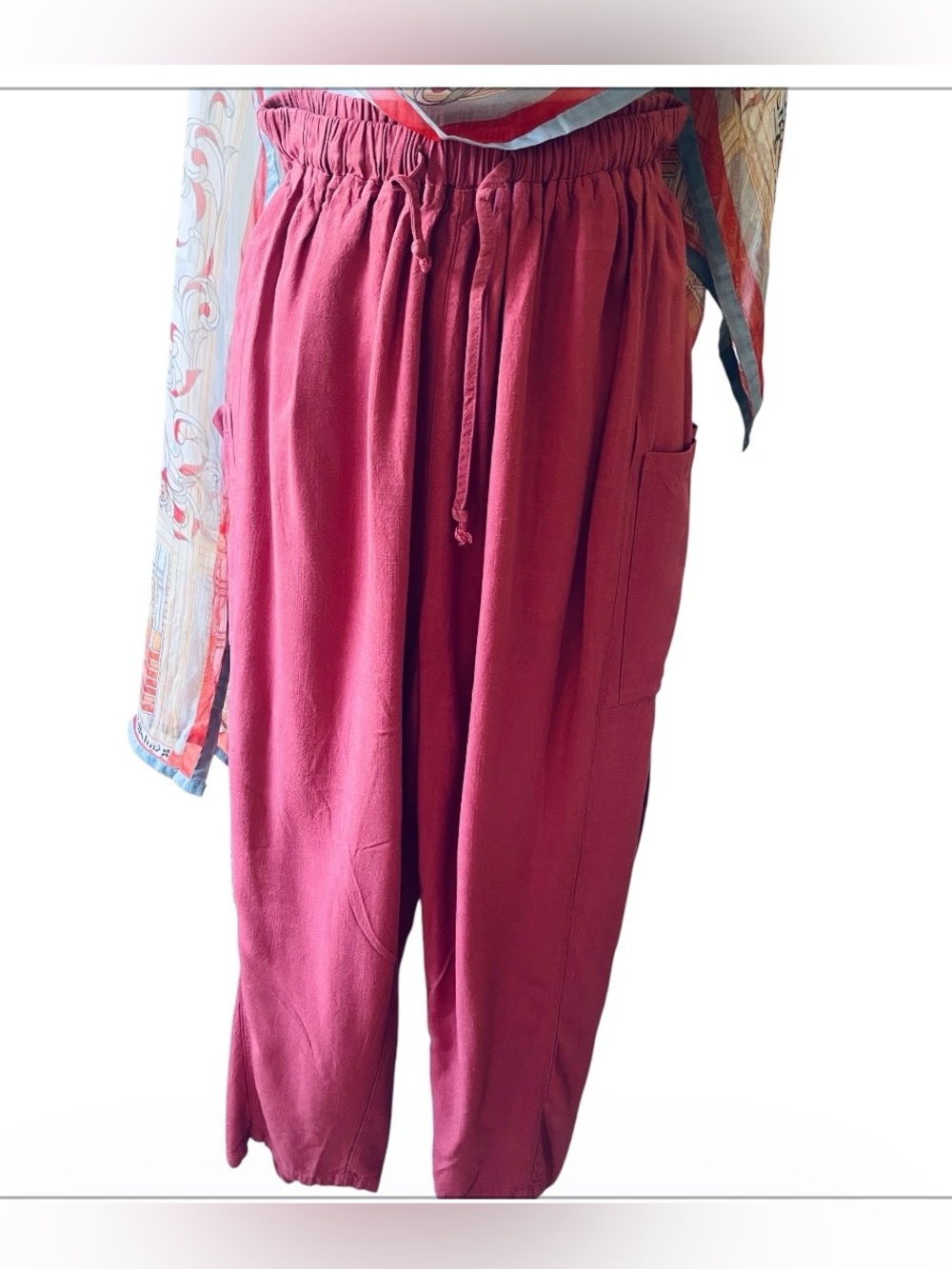 👖 TARSE Women's Linen Blend
Harem Pants M